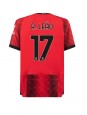 AC Milan Rafael Leao #17 Heimtrikot 2023-24 Kurzarm